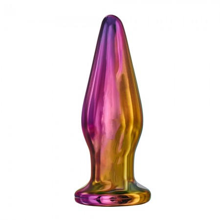 Glamour Glass Remote Control Tapered Butt Plug