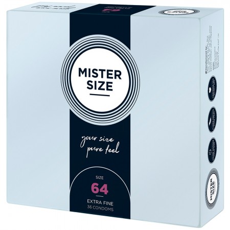 Mister Size 64mm Your Size Pure Feel Condoms 36 Pack