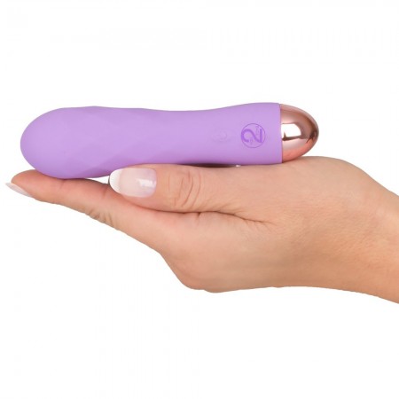 Cuties Silk Touch Rechargeable Mini Vibrator Purple